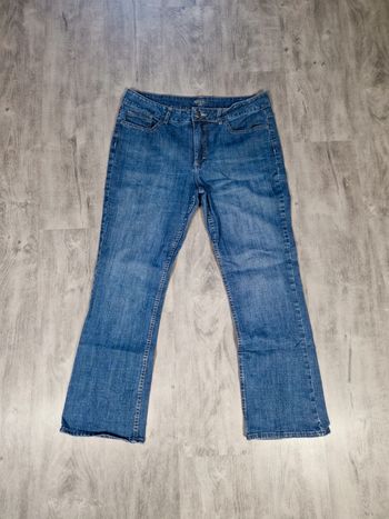 Jeans Riders By Lee Vintage Coupe Evasé Bleu Taille 2XL Femme