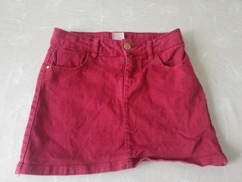 Mini jupe rouge 9/10 ans 140 cm Zara