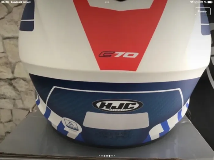 Casque hjc c70 comme neuf - photo numéro 6