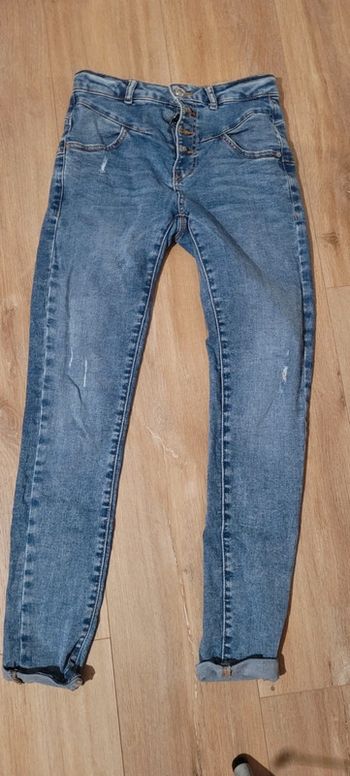 Jean skinny taille haute
