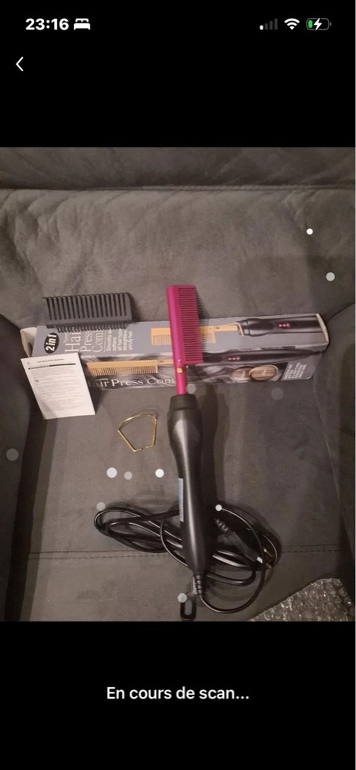 Peigne chauffant - photo numéro 3