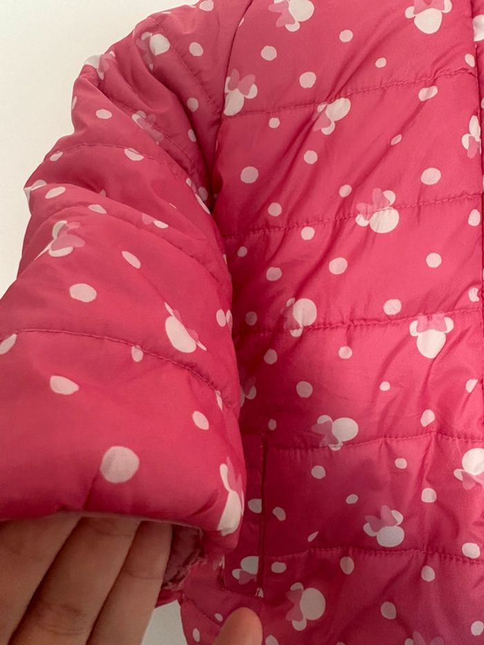 Manteau Disney Baby 18 mois - Rose à Pois - photo numéro 2