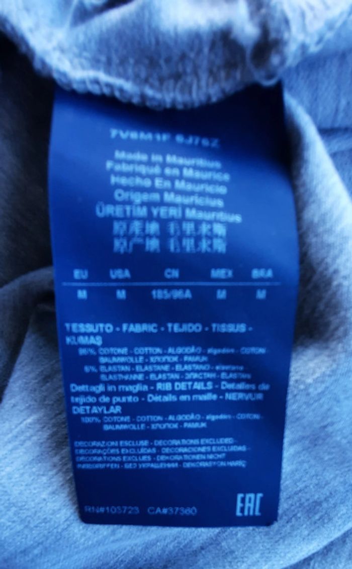 Polo gris Armani, homme, taille M - photo numéro 4