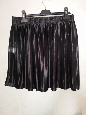Jupe plissée courte noire