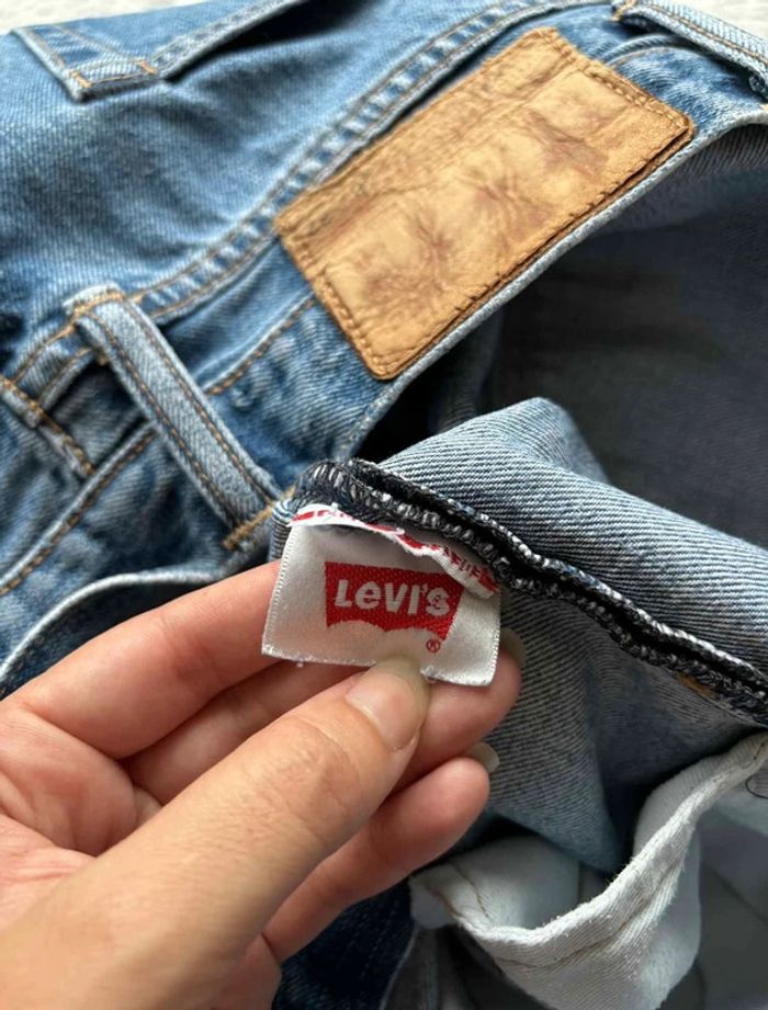 Jean Levi’s 501 bleu homme coupe relaxed droite ample taille W38 48 XL - photo numéro 8