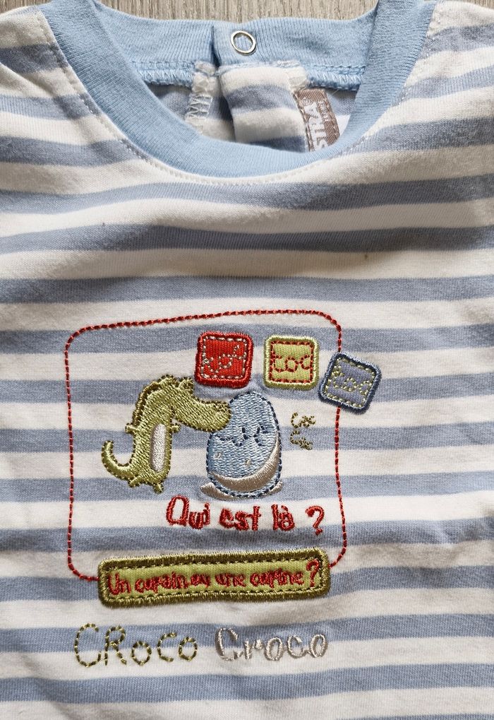 Lot tee shirt garçon 9 mois - photo numéro 5