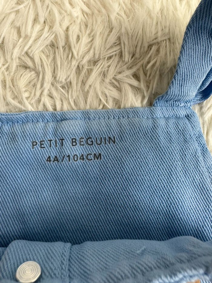 Robe salopette petit béguin taille 4 ans - photo numéro 5
