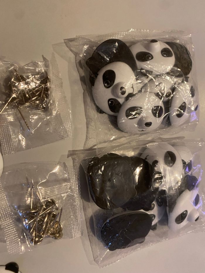 Lot Clips pinces Panda pour tenir la couette - photo numéro 2