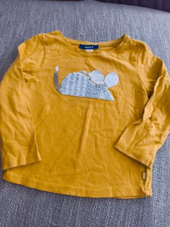T-shirt manches longues 2 ans Okaïdi excellent état