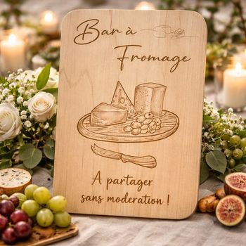 Pancarte Bar à fromage