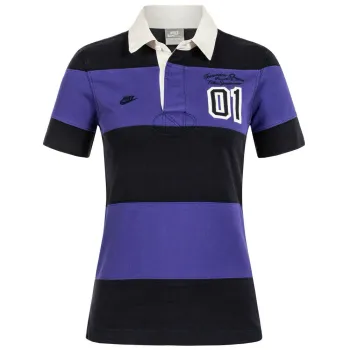 Polo Femme Nike Violet/Noir Taille L Neuf et Authentique