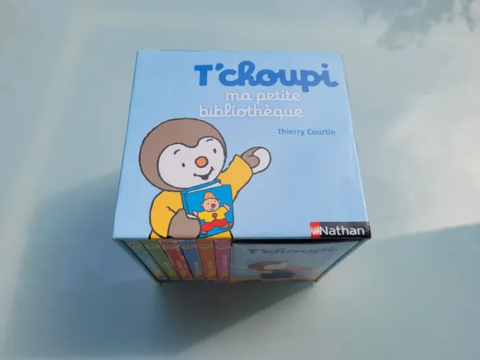 Coffret T'choupi 🩷 Ma petite Bibliothèque 🩵 6 petits livres pour dire Je t'aime - photo numéro 5