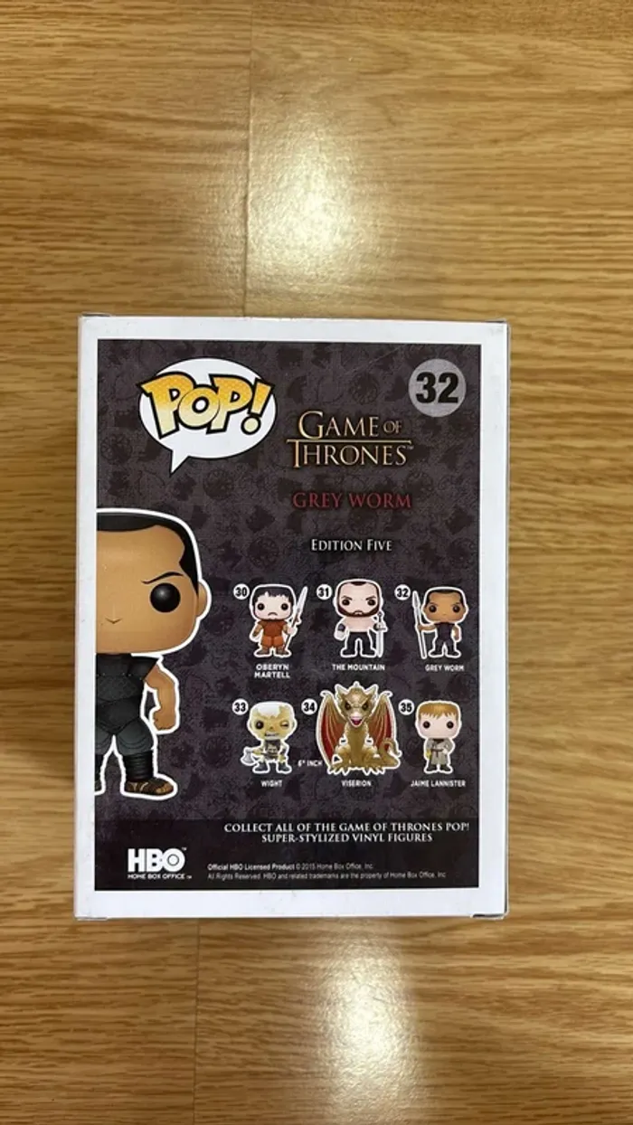 Funko Pop 32 Grey Worm - photo numéro 3