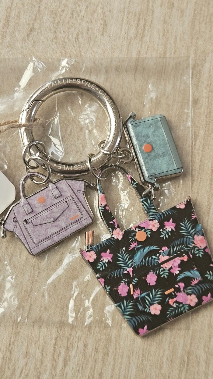 Porte clés charms Cabaïa - neuf non utilisé - photo numéro 2