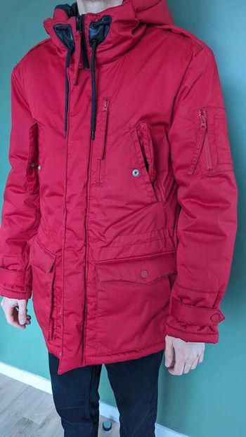Parka à capuche Celio Rouge Bordeau taille S
