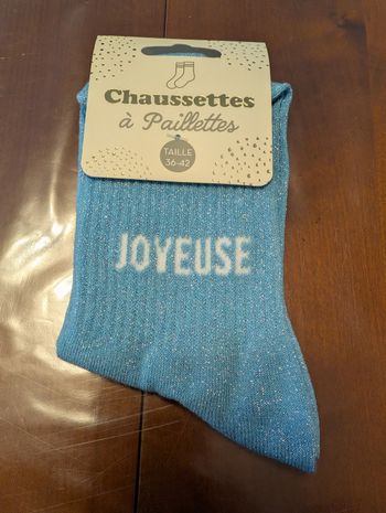 Chaussettes à paillettes Joyeuse