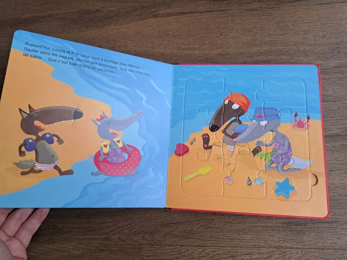 Livre puzzle le petit loup - photo numéro 5