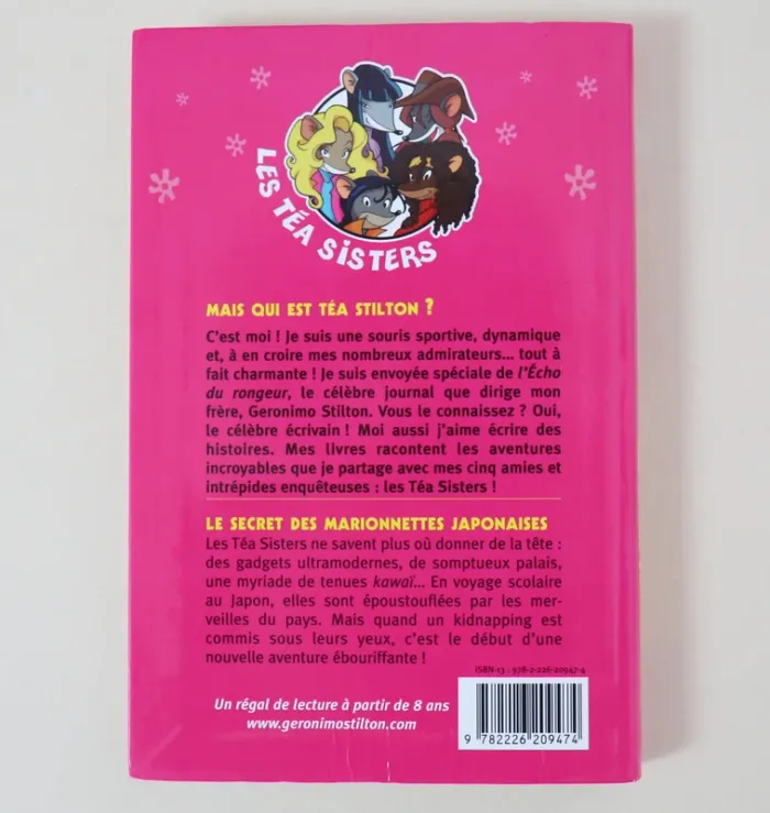 Livre jeunesse (8 ans et +) Téa Stilton "Le secret des marionnettes japonaises" (tome 10) - photo numéro 2