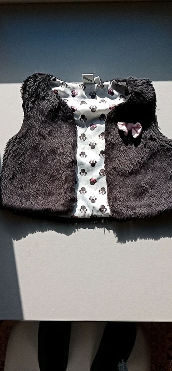 Boléro gilet fourrure