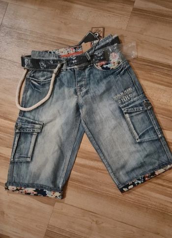 Pantacourt homme jeans rivaldi T.40