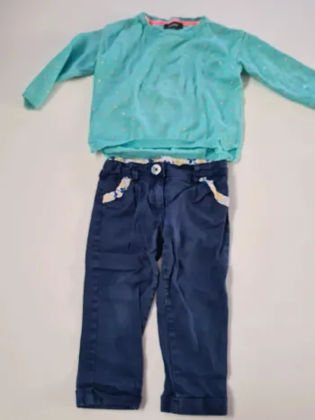 Ensemble pull et pantalon Sergent major 24mois