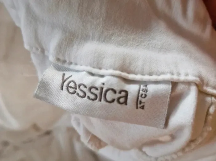 Pantacourt femme blanc taille 42 – Yessica - photo numéro 2