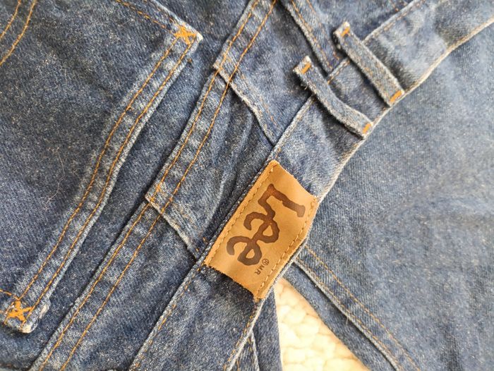 Jean vintage Lee taille haute mom fit USA années 90 #denim #vintage #lee - photo numéro 2