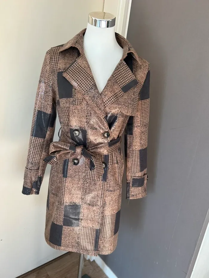 Azara veste mi longue ,trench-coat , imperméable - photo numéro 8