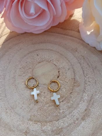 Boucles d'oreilles en acier inoxydable 