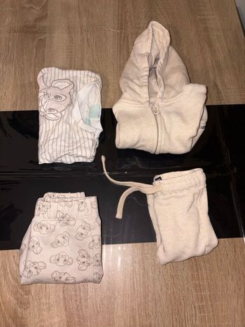 Lot de 2 ensembles 1 mois bébé garçon