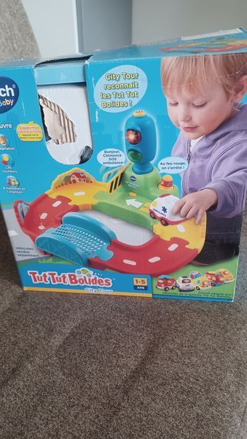 Circuit tut tut bolides 1/ 5ans vtech baby neuf