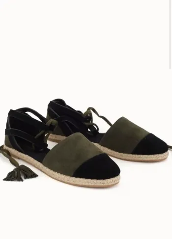 Espadrille a lacets