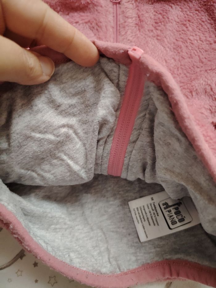 Veste polaire rose - photo numéro 3