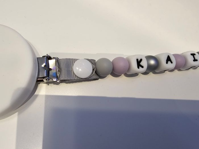 Attaches tétines personnalisé en silicone au ruban - photo numéro 5