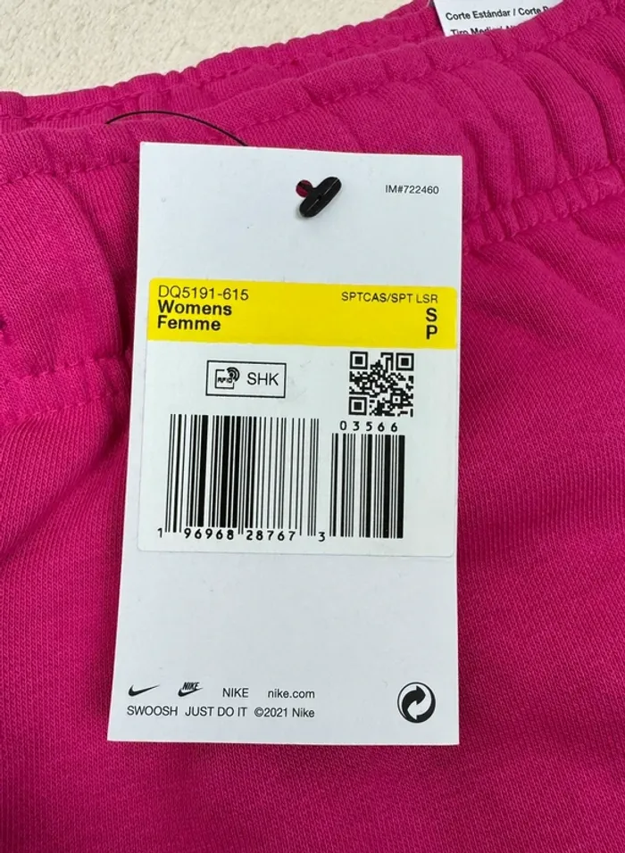 Jogging Nike Rose Fuchsia Neuf Logo Brodé Taille S - photo numéro 7
