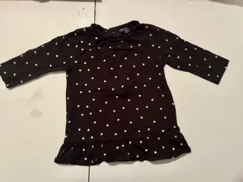 Très beau haut tunique longue manche bébé fille