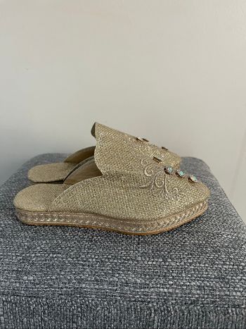 Babouches Dorées Pour Filles Taille 27