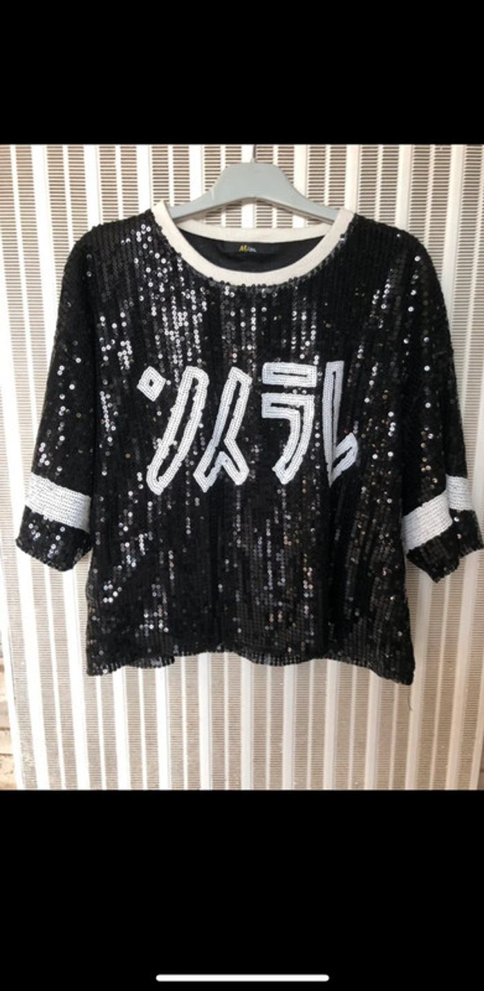 Haut sequins