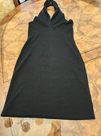 robe de soirée noir pailleté taille S    ETAM