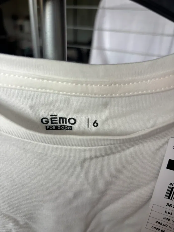 T-shirt uni blanc - photo numéro 4