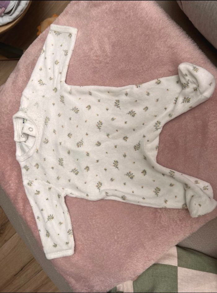 Pyjama velours 1 mois