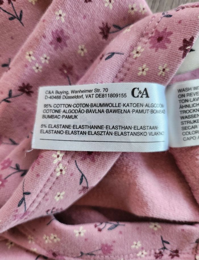 Legging rose fleur fille 6 ans - photo numéro 4