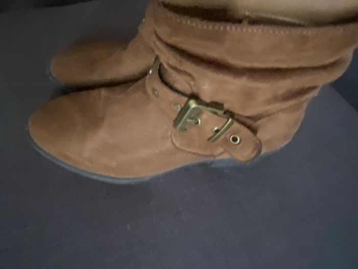 Bottines en daim marron - photo numéro 5