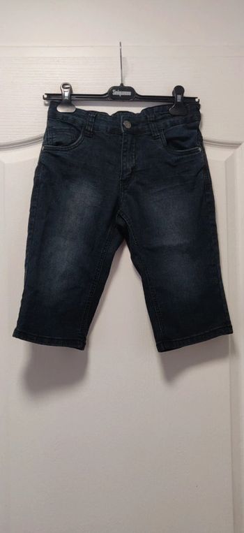 Bermuda en jean bleu Gémo 12 ans