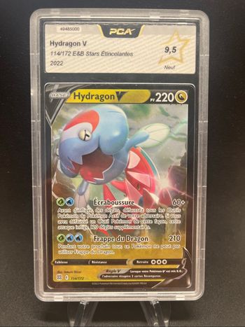 Carte Pokémon Hydragon V 114/172 PCA 9,5