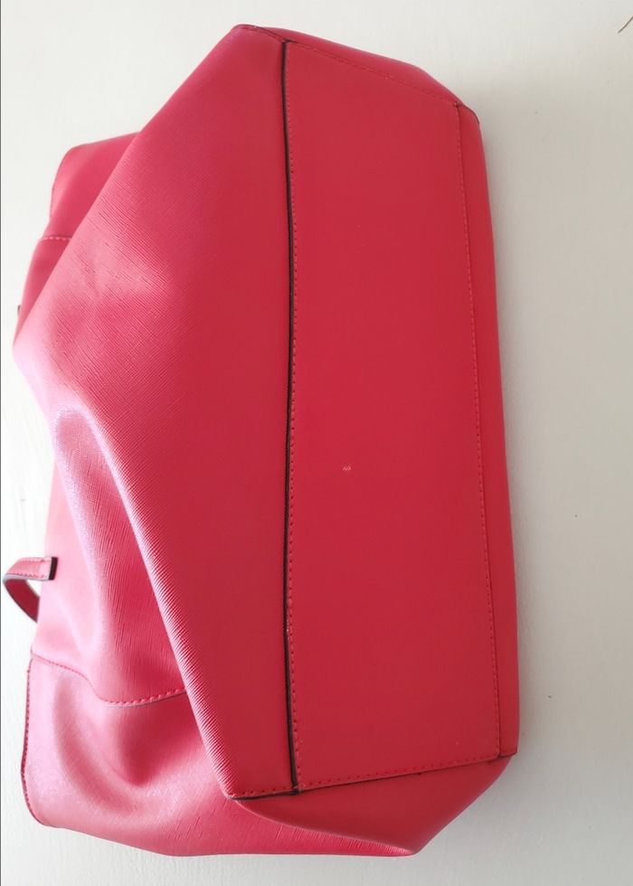 👜 Sac cabas GUESS rouge – intérieur léopard 🐆 - photo numéro 5