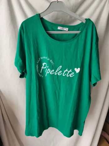 T-shirt vert - taille XL