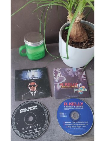 Lot 2 CD BO Space Jam et Man in Black