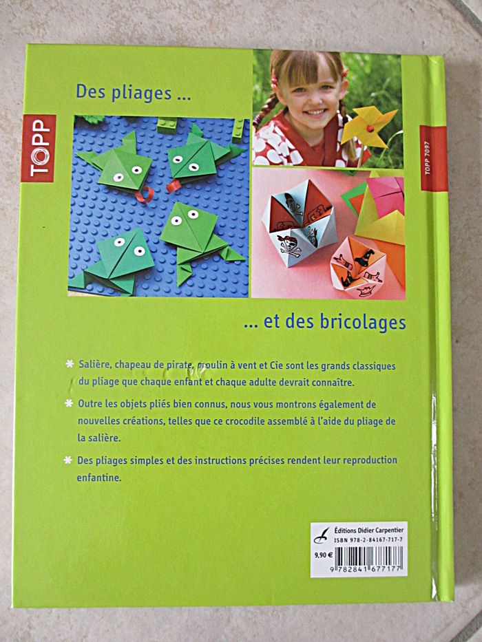 Livre origamis « Chapeau de pirate, moulin à vent & Cie » - photo numéro 2