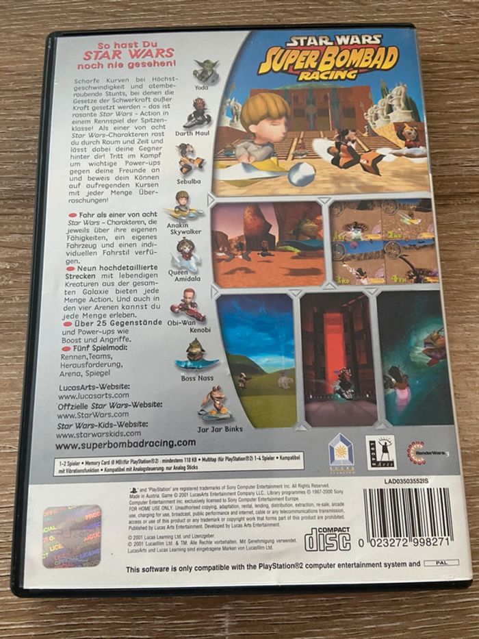 Star wars super bombad racing ps2 pal deutsch - photo numéro 4